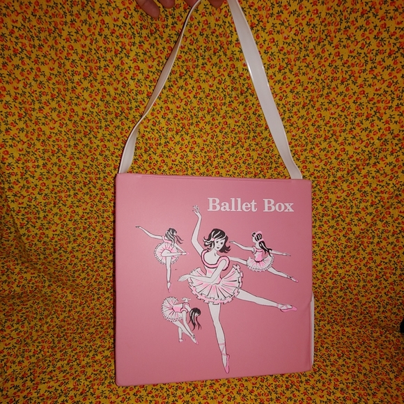 Vintage Ballet Box Purse Bag